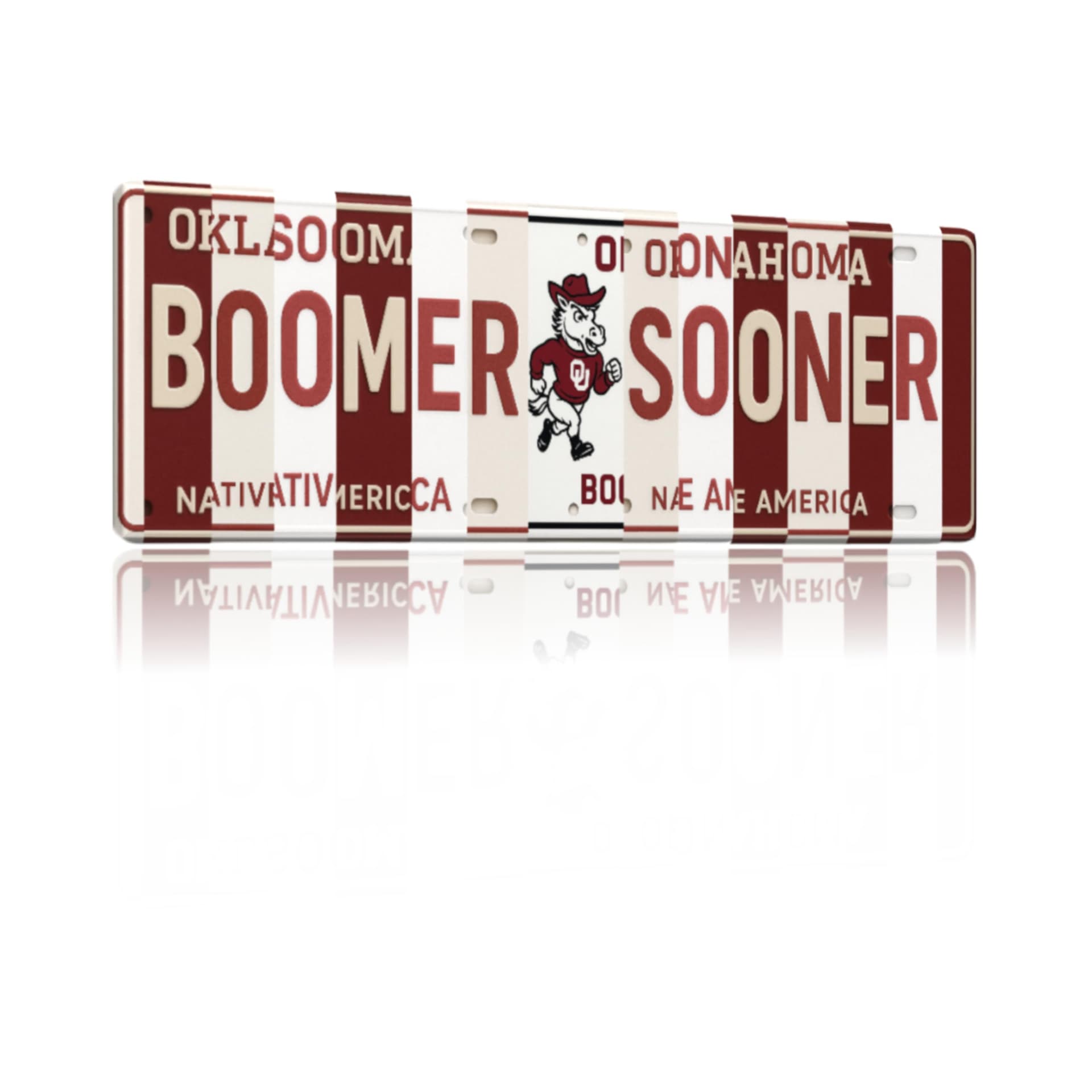 Boomer Sooner aluminum wall sign