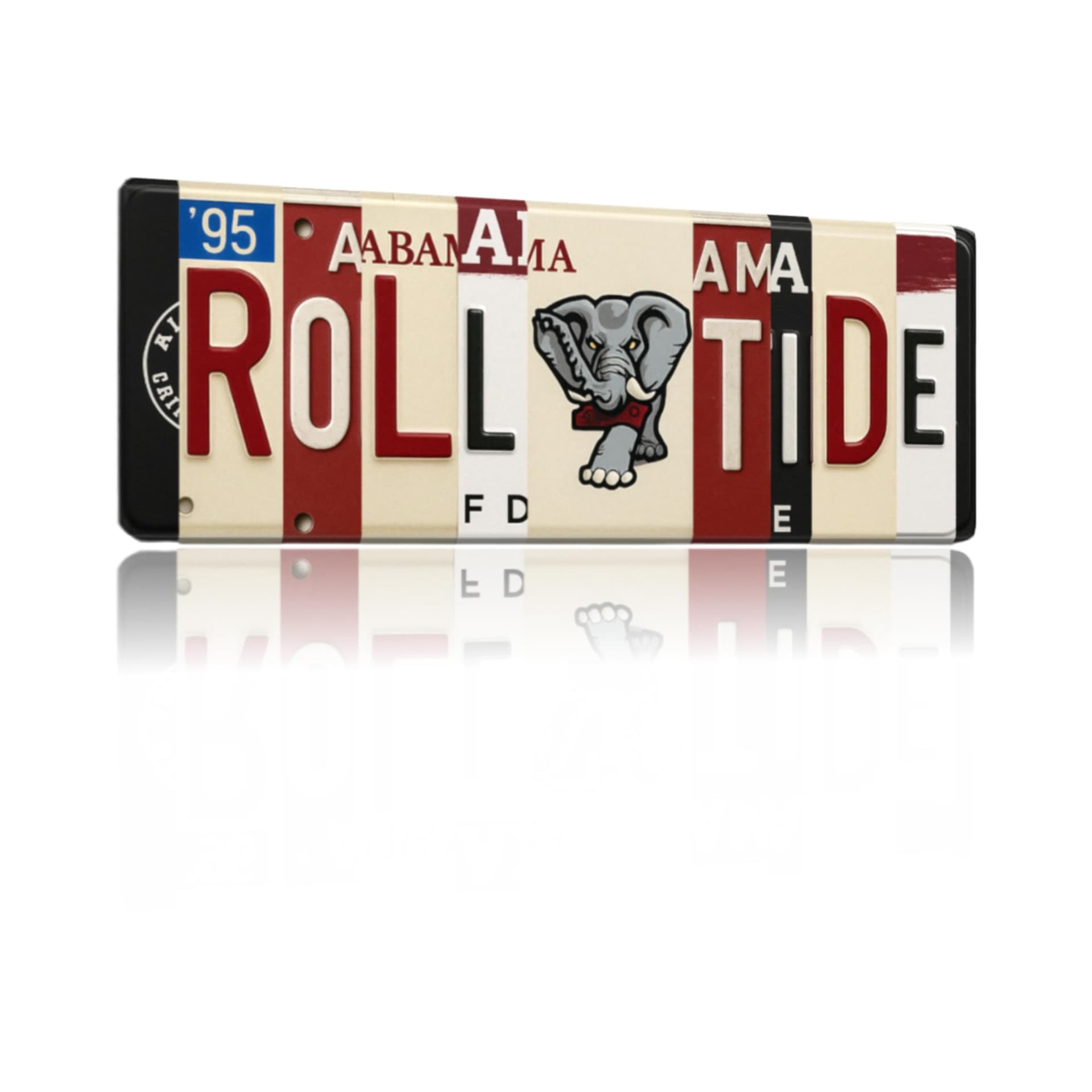 Roll Tide aluminum wall sign