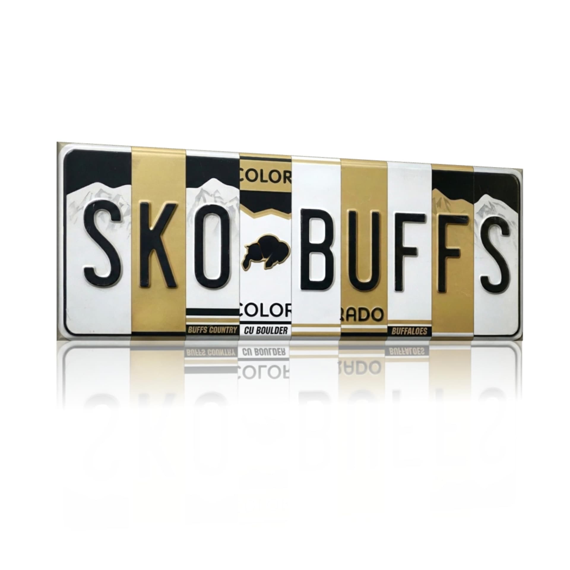 Sko Buffs aluminum wall sign