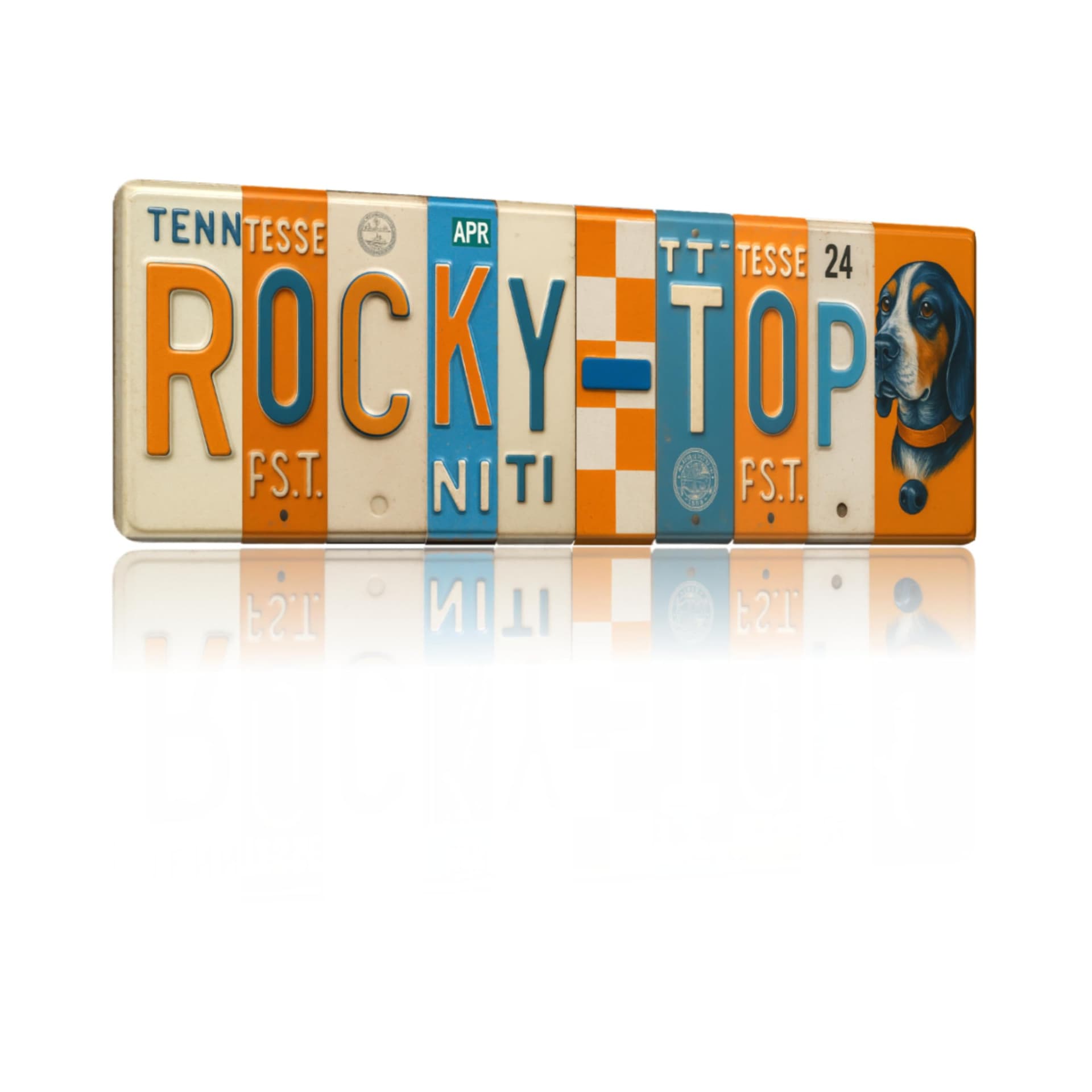 Tennessee Volunteers Rocky Top aluminum wall sign
